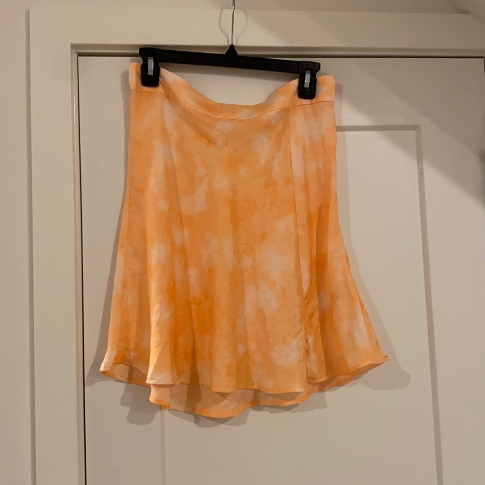 Free People Silk skirt